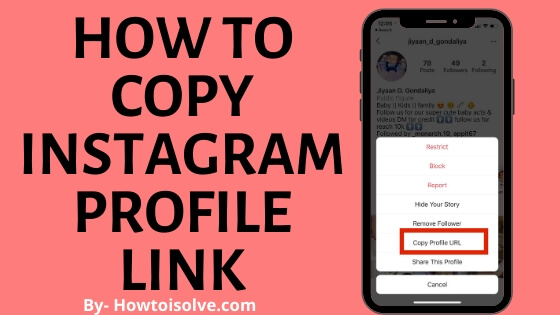 Как скопировать ссылку профиля Instagram на iPhone, Mac и ПК – HowToiSolve