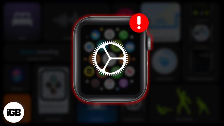 Не удается обновить watchOS 7?  Ознакомьтесь с этими советами