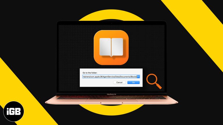 Как найти расположение библиотеки iBooks на Mac