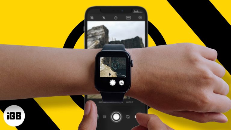 Как использовать Apple Watch для управления камерой iPhone