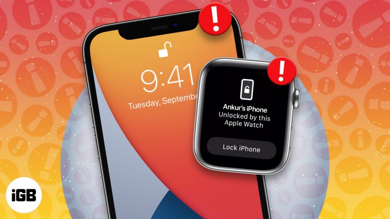 Не можете разблокировать iPhone с помощью Apple Watch?  7 быстрых исправлений