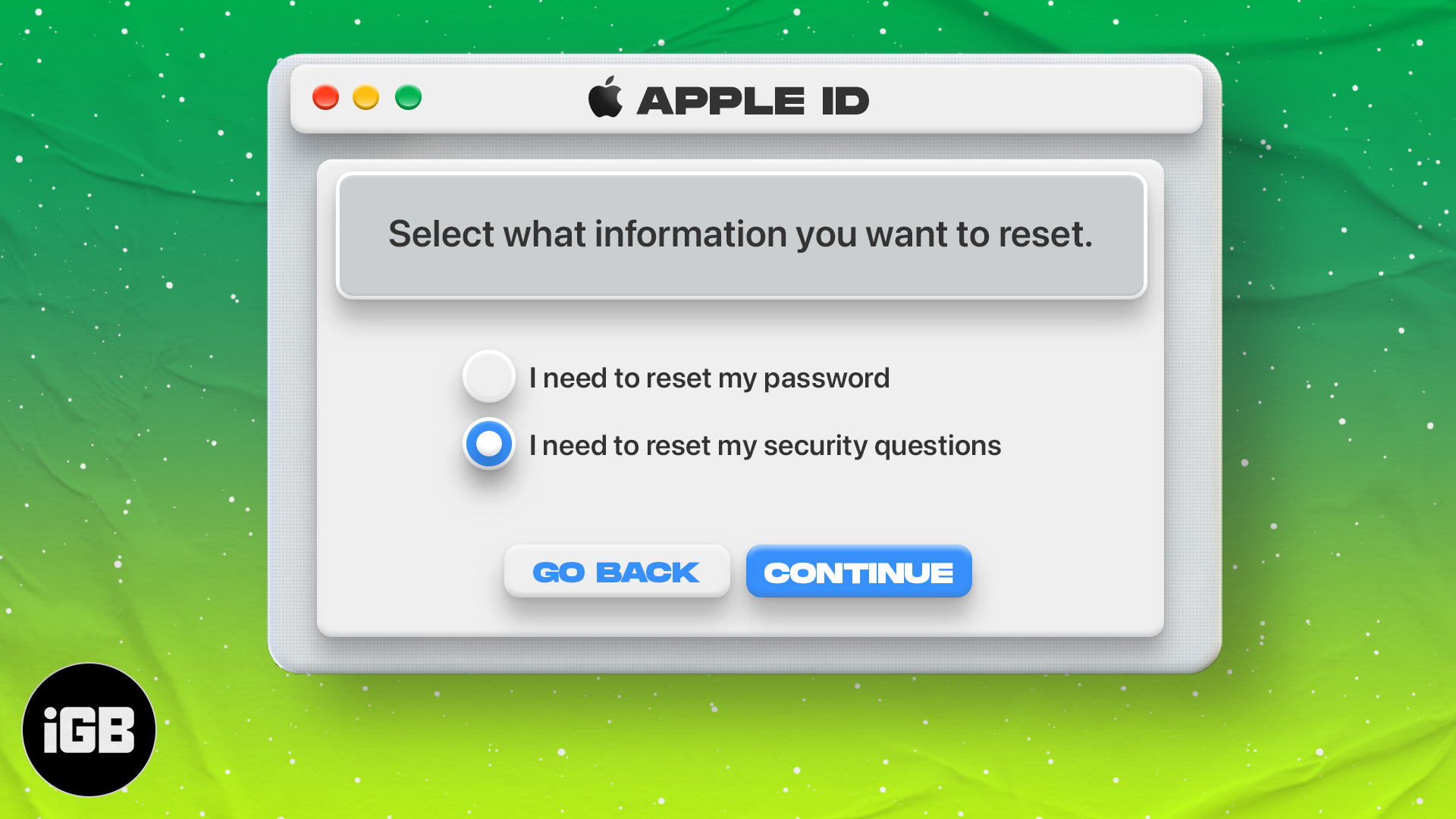 2. Восстановление пароля Apple ID по электронной почте
