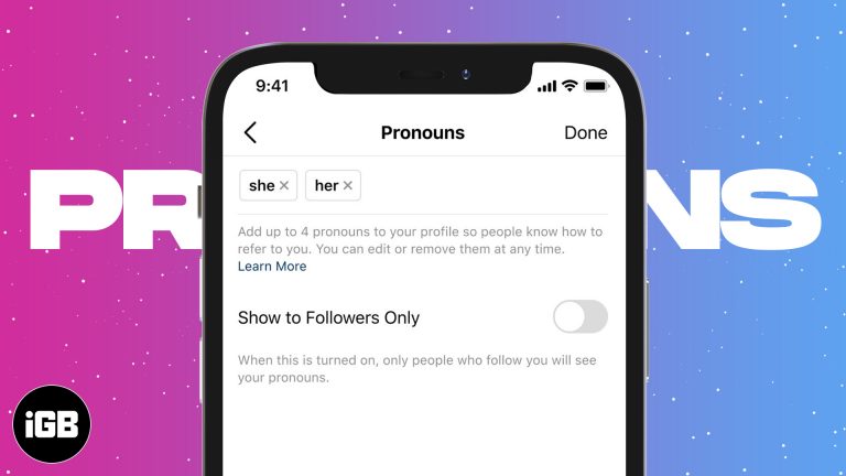 Как добавить местоимения в свой профиль в Instagram (5 простых шагов)