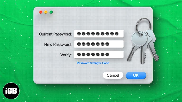 Как изменить пароль связки ключей на Mac: 3 способа объяснения