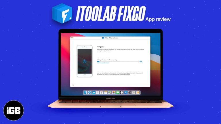 Обзор iToolab FixGo: ремонт не отвечающих устройств Apple
