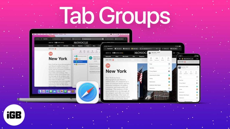 iOS 15: как использовать группы вкладок в Safari на iPhone, iPad и Mac