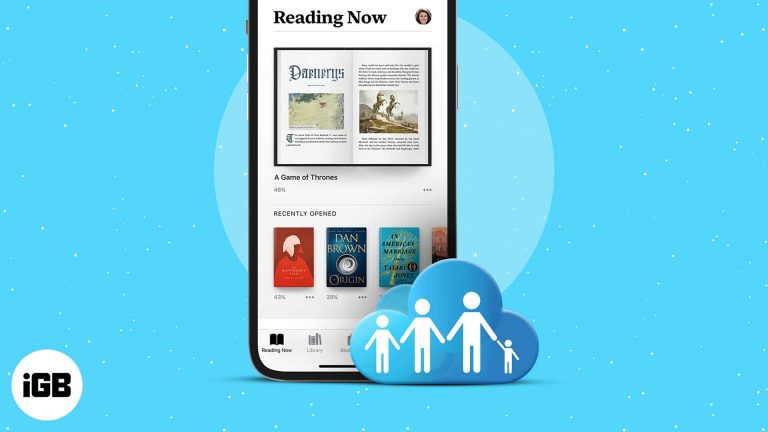 Как поделиться Apple Books с членами семьи на iPhone