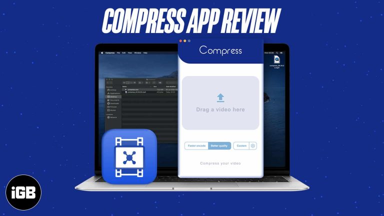 Обзор приложения Compress Video Compressor: уменьшите размер файла любого видео на Mac
