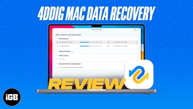 Обзор восстановления данных 4DDiG Mac: быстрый и крутой вариант восстановления данных