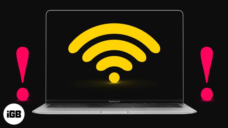 Wi-Fi не работает на Mac под управлением macOS Monterey?  Как это исправить