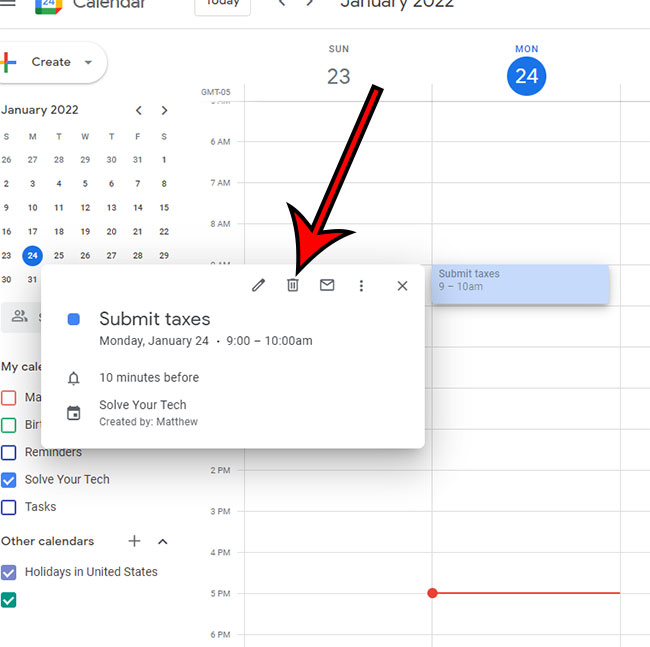 Как отменить встречу в Календаре Google Autotak
