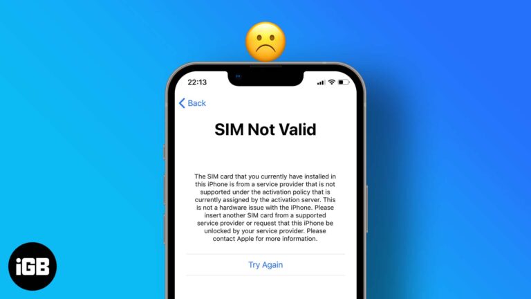 Как исправить проблему «Неверная SIM-карта» или «Нет SIM-карты» на iPhone