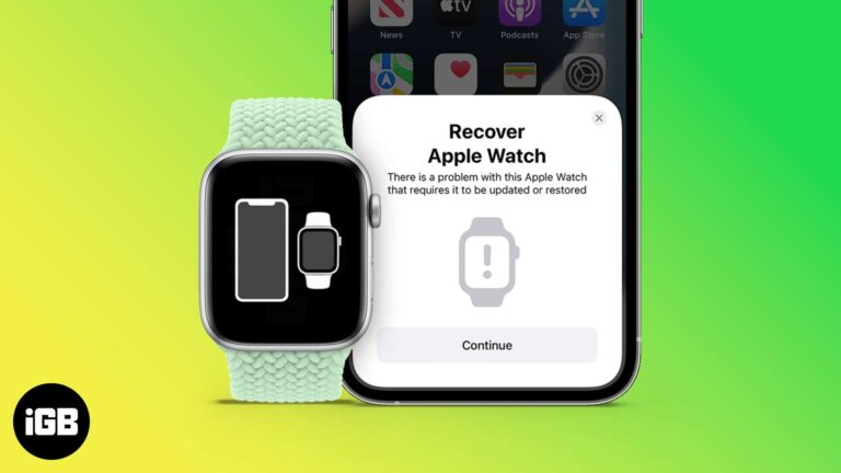 Как восстановить не отвечающие Apple Watch с помощью iPhone