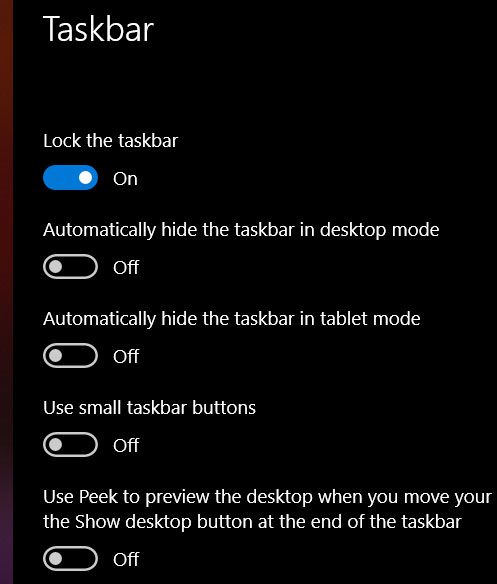 Как сделать так, чтобы панель задач не скрывалась в Windows 10