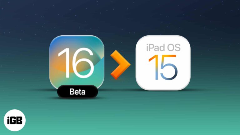 Как понизить бета-версию iOS 16 до iOS 15