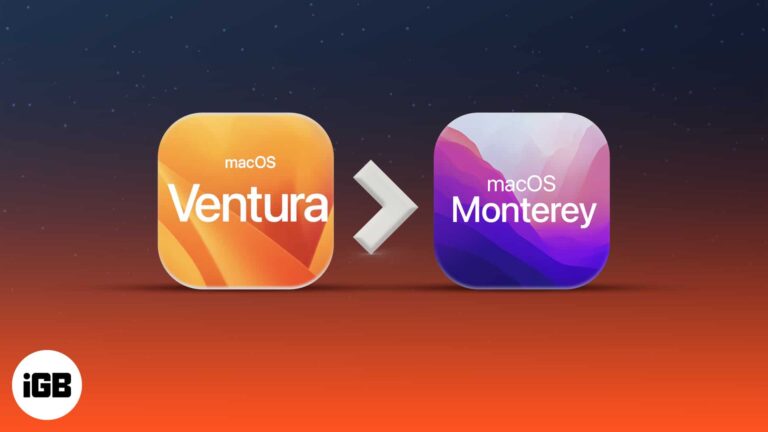 Как понизить бета-версию macOS Ventura до macOS Monterey