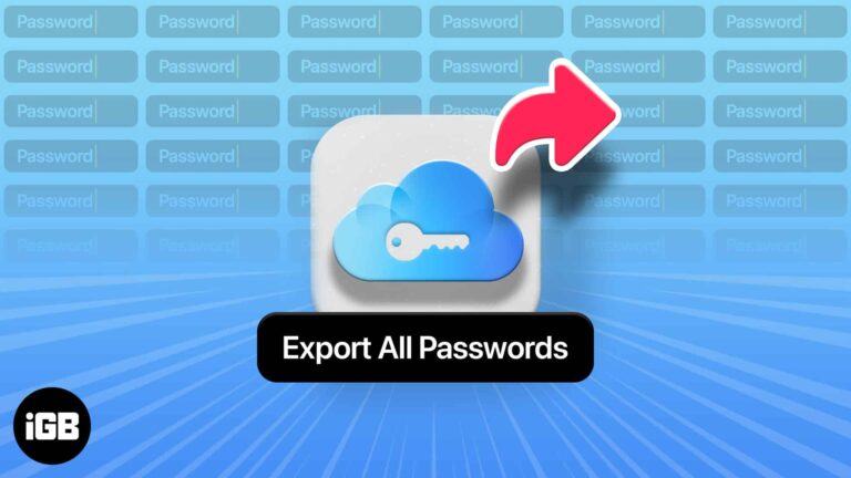 Как экспортировать пароли из связки ключей iCloud на iPhone