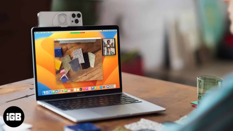 Как использовать камеру непрерывности на macOS Ventura и iOS 16