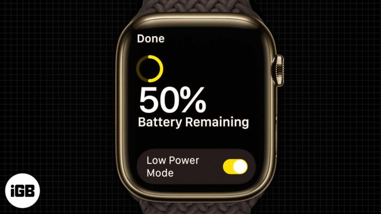 Как использовать режим энергосбережения на Apple Watch в watchOS 9