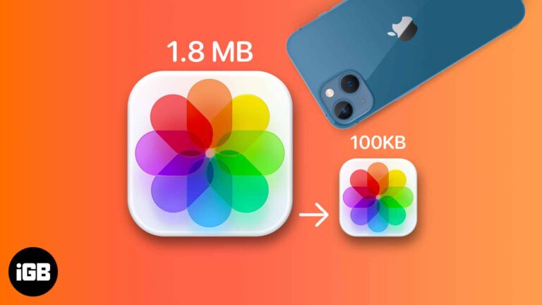 Как уменьшить размер файла изображения на iPhone и iPad