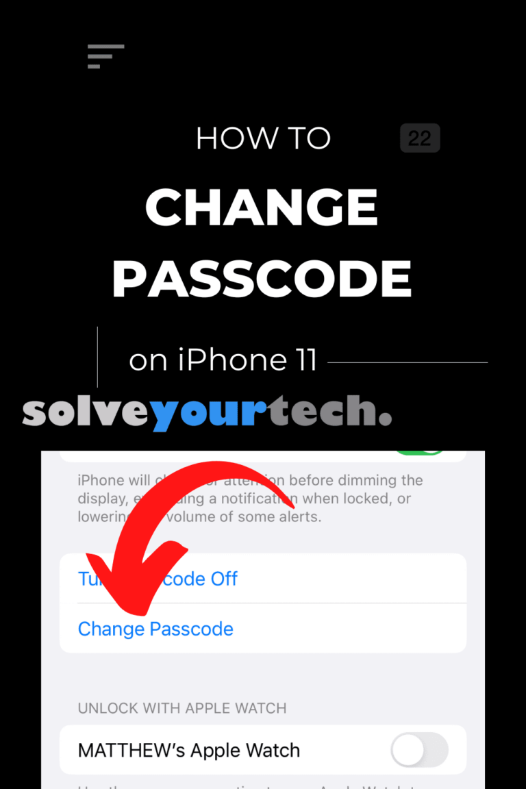 Как изменить пароль iPhone 11