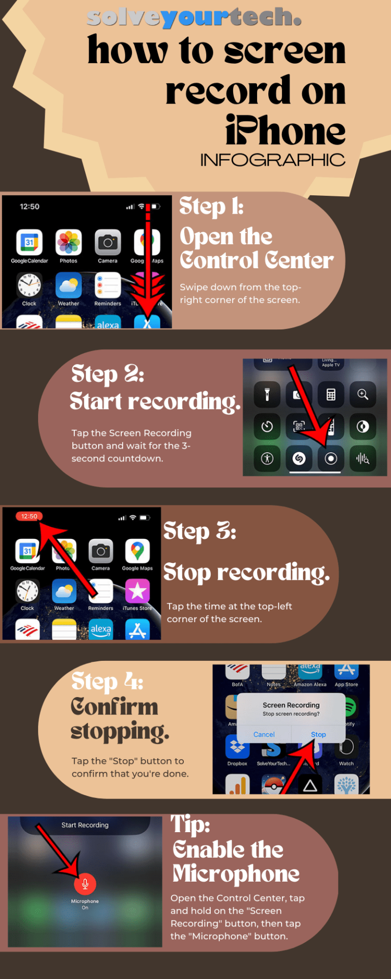 Как сделать запись экрана на iPhone 13