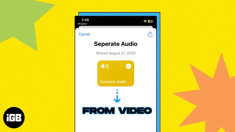 Как извлечь звук из видео на iPhone и iPad