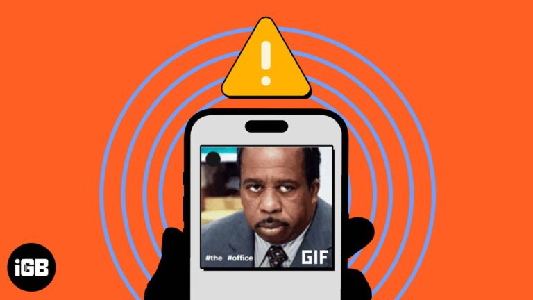 GIF-файлы не работают на iPhone?  10 способов исправить это!