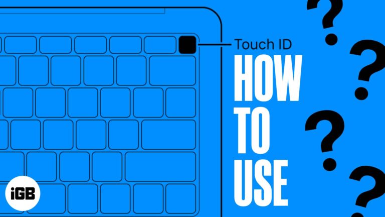 Как настроить и использовать Touch ID на Mac в macOS Ventura