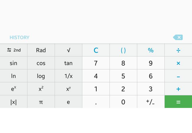 Как получить расширенные функции калькулятора в Android Marshmallow