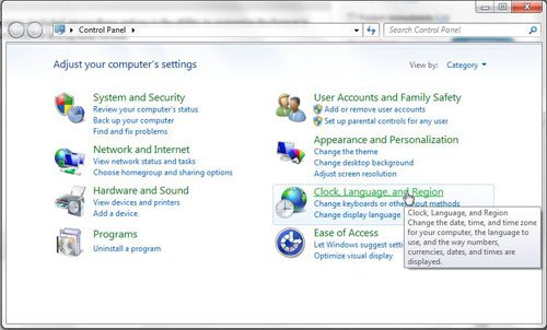 Как изменить формат часов Windows 7 с 12-часового на 24-часовой