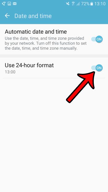 Как использовать 24-часовой формат на Samsung Galaxy On5