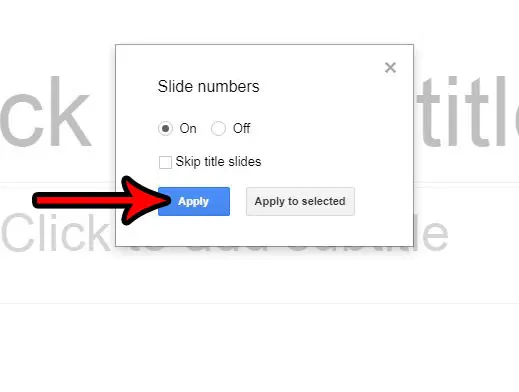 Как вставить номер страницы Google Slides