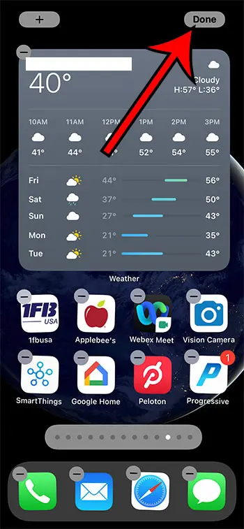 Как добавить виджет погоды на iPhone 13