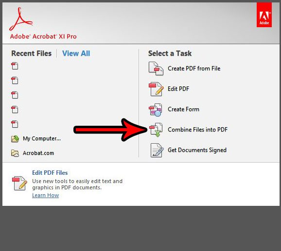 Как объединить несколько файлов PDF в один с помощью Adobe Acrobat