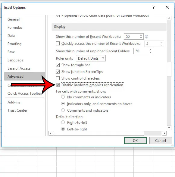 Disable hardware acceleration. Отключение аппаратного ускорения excel. Disable Hardware Graphics Acceleration excel. Аппаратное ускорение excel 2016. Как отключить аппаратное ускорение excel.