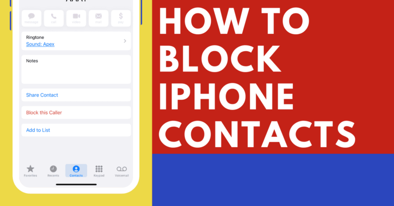 Как заблокировать контакт iPhone 13