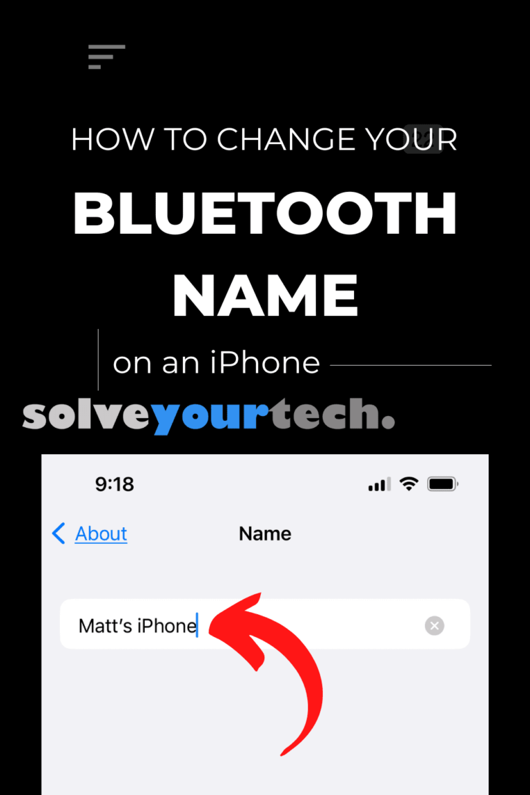 Как изменить имя Bluetooth на iPhone (Руководство по 2023 г.)