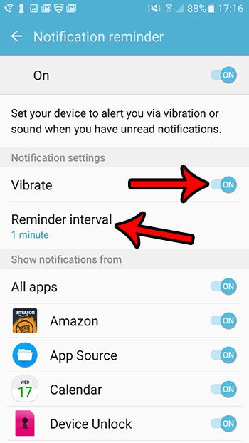 Как включить напоминание об уведомлении в настройках Android Marshmallow