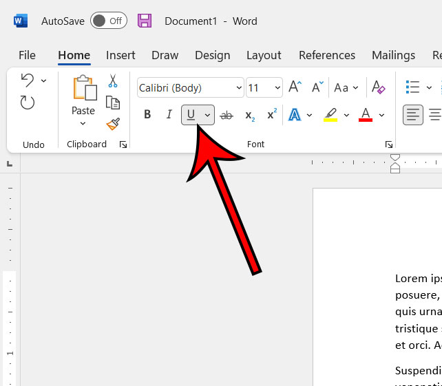 Как убрать подчеркивание в Word для Office 365