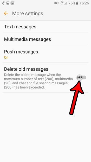 Как перестать удалять старые сообщения в Android Marshmallow