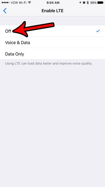 Как изменить 3G на LTE на iPhone 7 (и наоборот)
