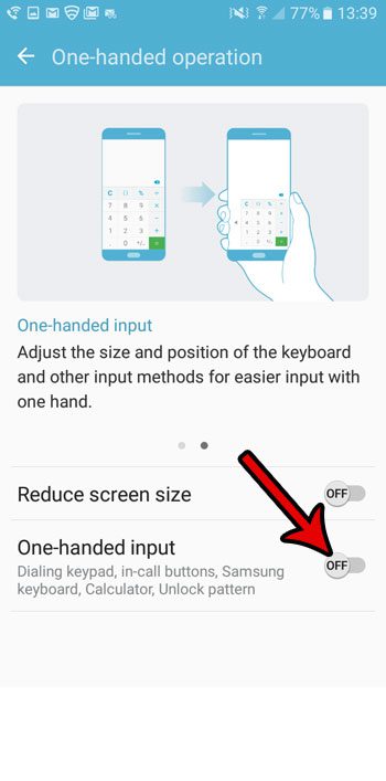 Как отключить режим одной рукой в ​​Android Marshmallow