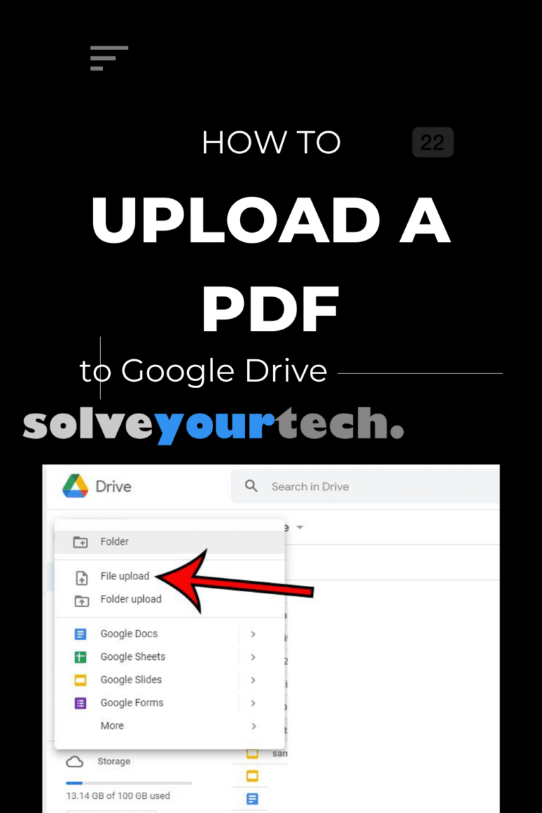 Как загрузить PDF на Google Диск