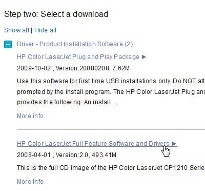 Драйвер HP Color Laserjet CP1215