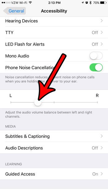 Как изменить баланс звука на iPhone 7