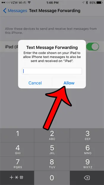 Как включить переадресацию текстовых сообщений на iPhone