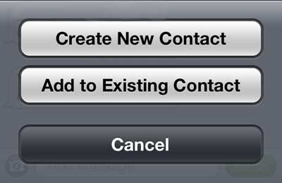 Как создать контакт из номера телефона текстового сообщения на iPhone 5