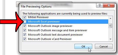Как отключить средство предварительного просмотра вложений в Outlook 2013