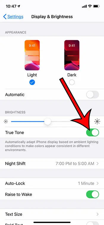 Что такое True Tone на iPhone?